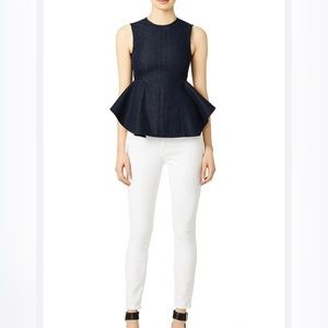 Theory Kalsing D Peplum Top NWOT